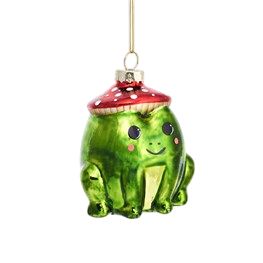 Boule de noël - Grenouille Champignon