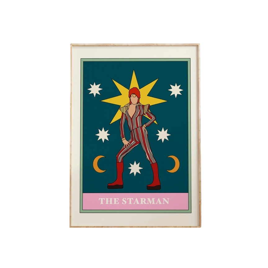 Affiche Tarot The Starman - David Bowie
