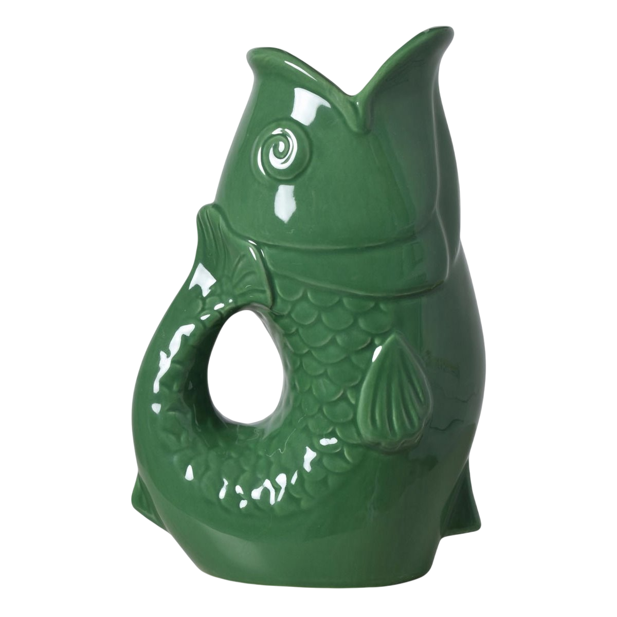 Carafe / Vase Poisson Vert