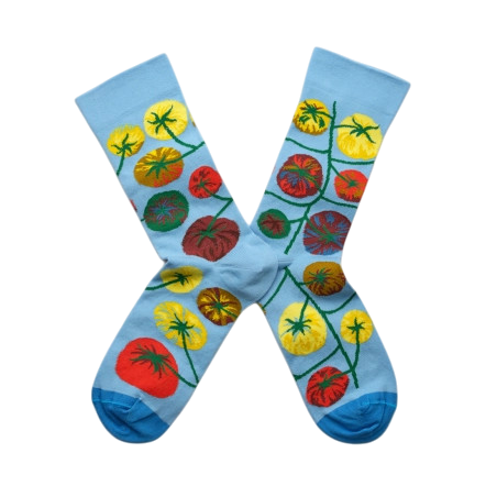 Chaussettes Tomates Azur - BONNE MAISON