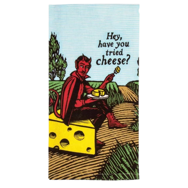 Torchon Super Absorbant - Hey, have you tried cheese  - BLUE Q