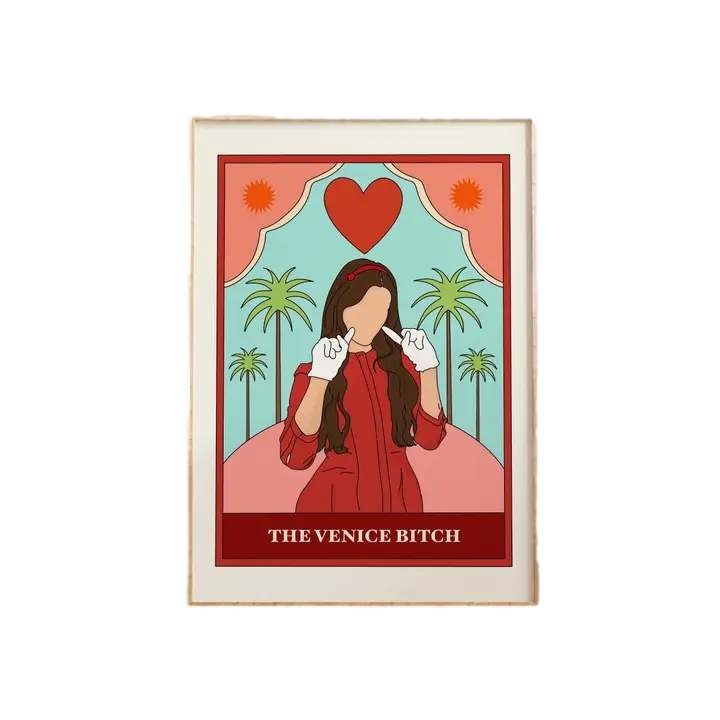 Affiche Tarot The Venice Bitch - Lana Del Rey
