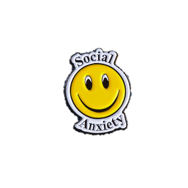 Pin's Smiley Social Anxiety