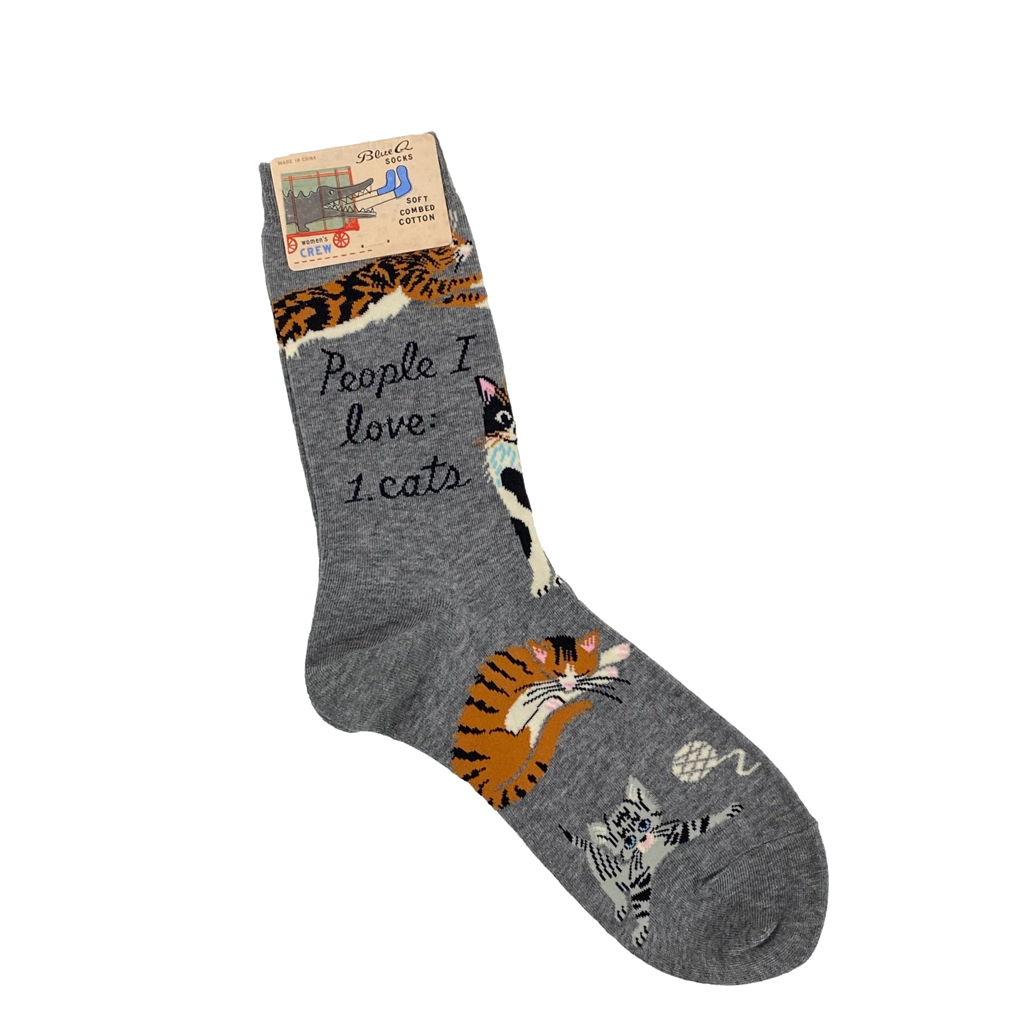Chaussettes People I Love: 1. CATS - BLUE Q