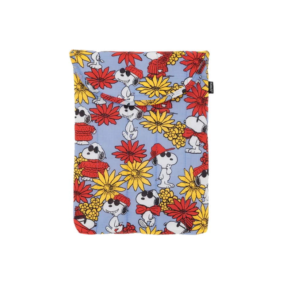 Pochette ordinateur portable - Peanuts X BAGGU - Floral Snoopy