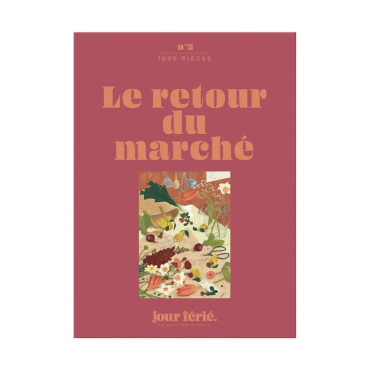 Puzzle 1000 pièces Retour du marché - JOUR FERIE